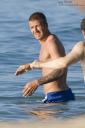 David Beckham à la plage